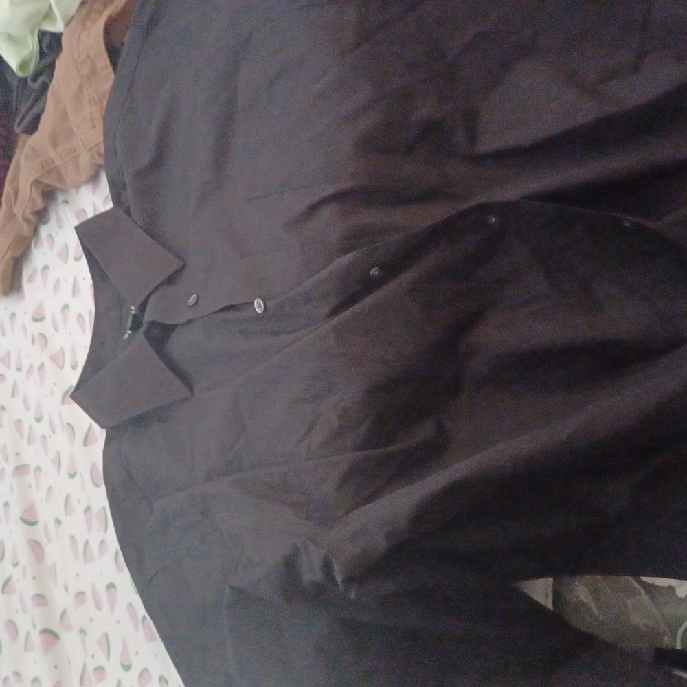 Black dress shirt george size 2xl